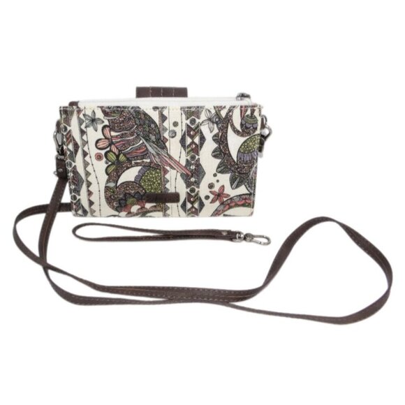 SAKROOTS small crossbody, wallet, shoulder bag with removable straps NEVER USED - Picture 1 of 7